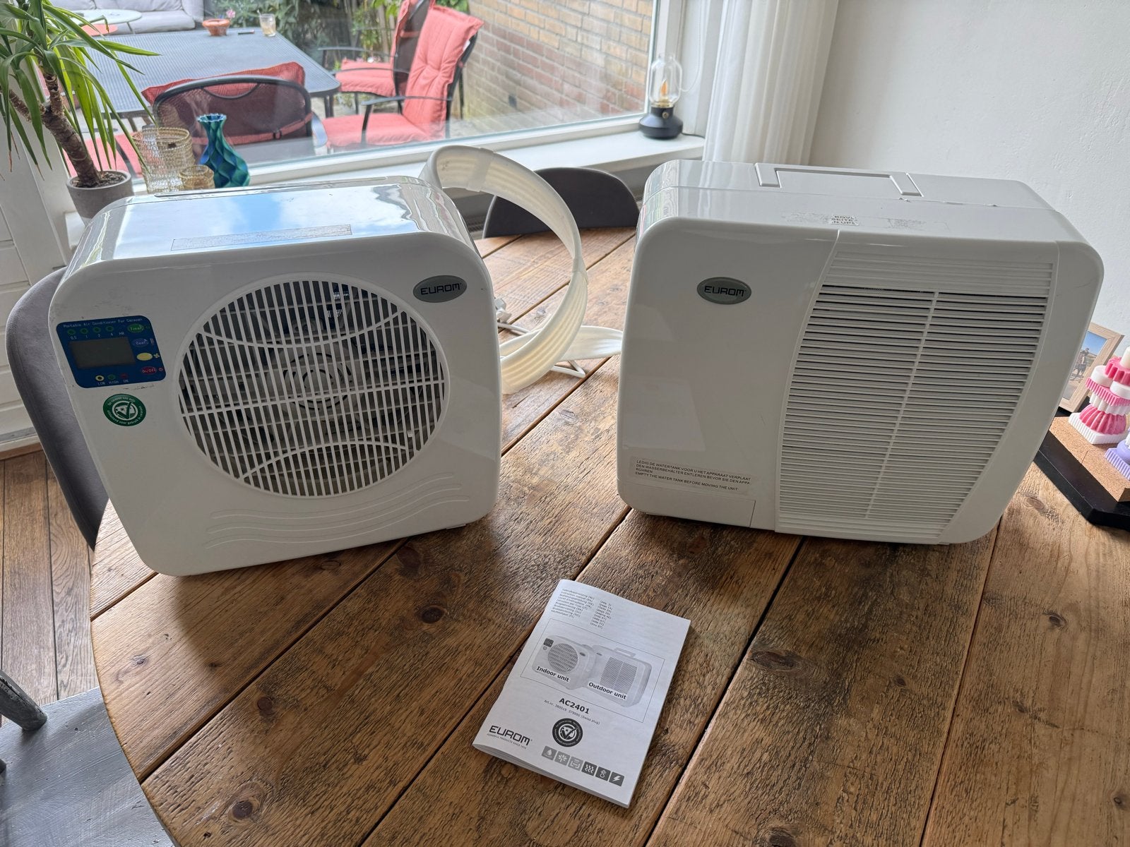 Eurom AC2401 Mobiele Airco - Compact en Krachtig, Ophalen, Gebruikt, Minder dan 60 m³, 2 snelheden