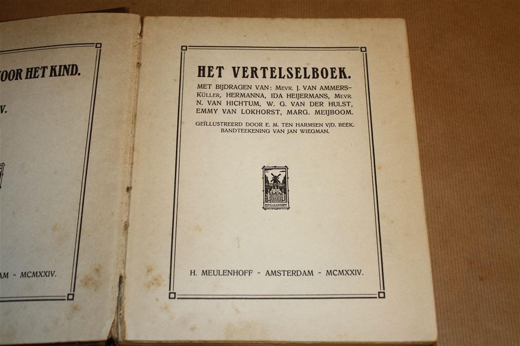 Het vertelselboek. Het boek voor het kind. 1924., Antiek en Kunst, Ophalen of Verzenden