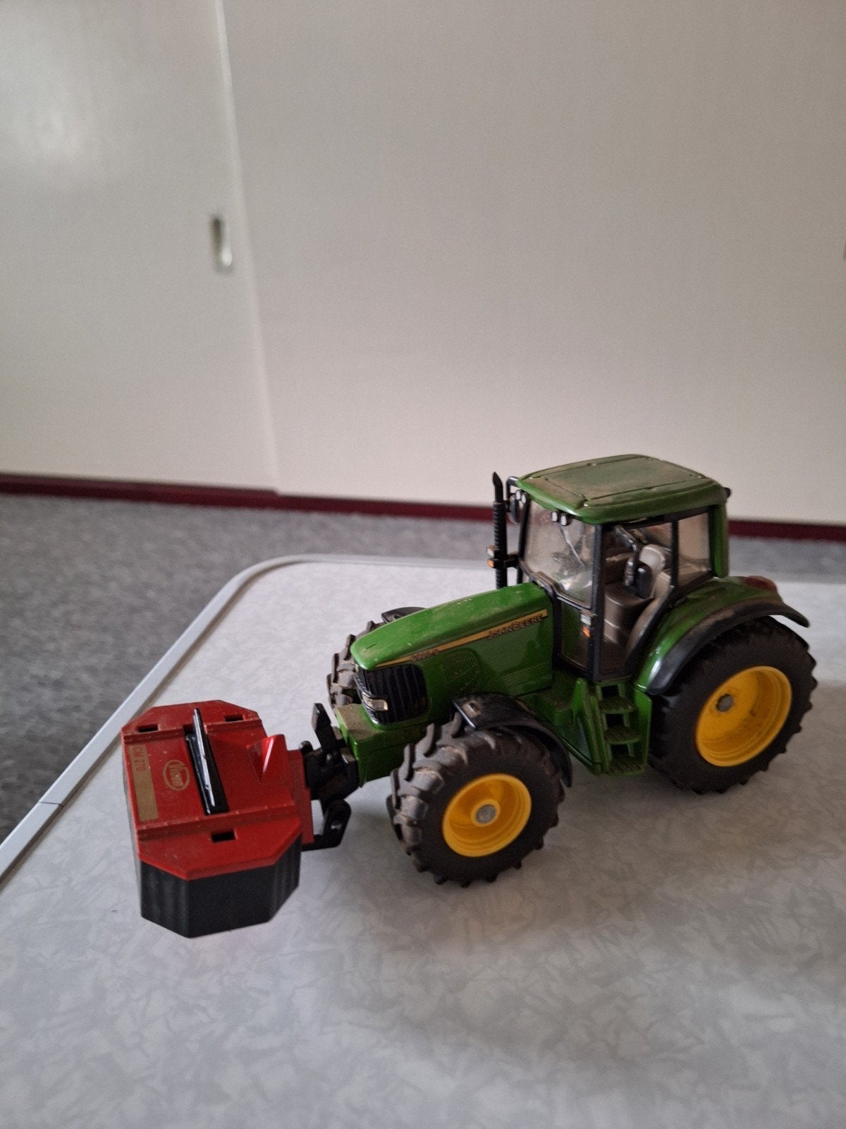 John Deere Tractor met voorlader - Model, Overige merken, Gebruikt, 1:32 tot 1:50, Overige typen