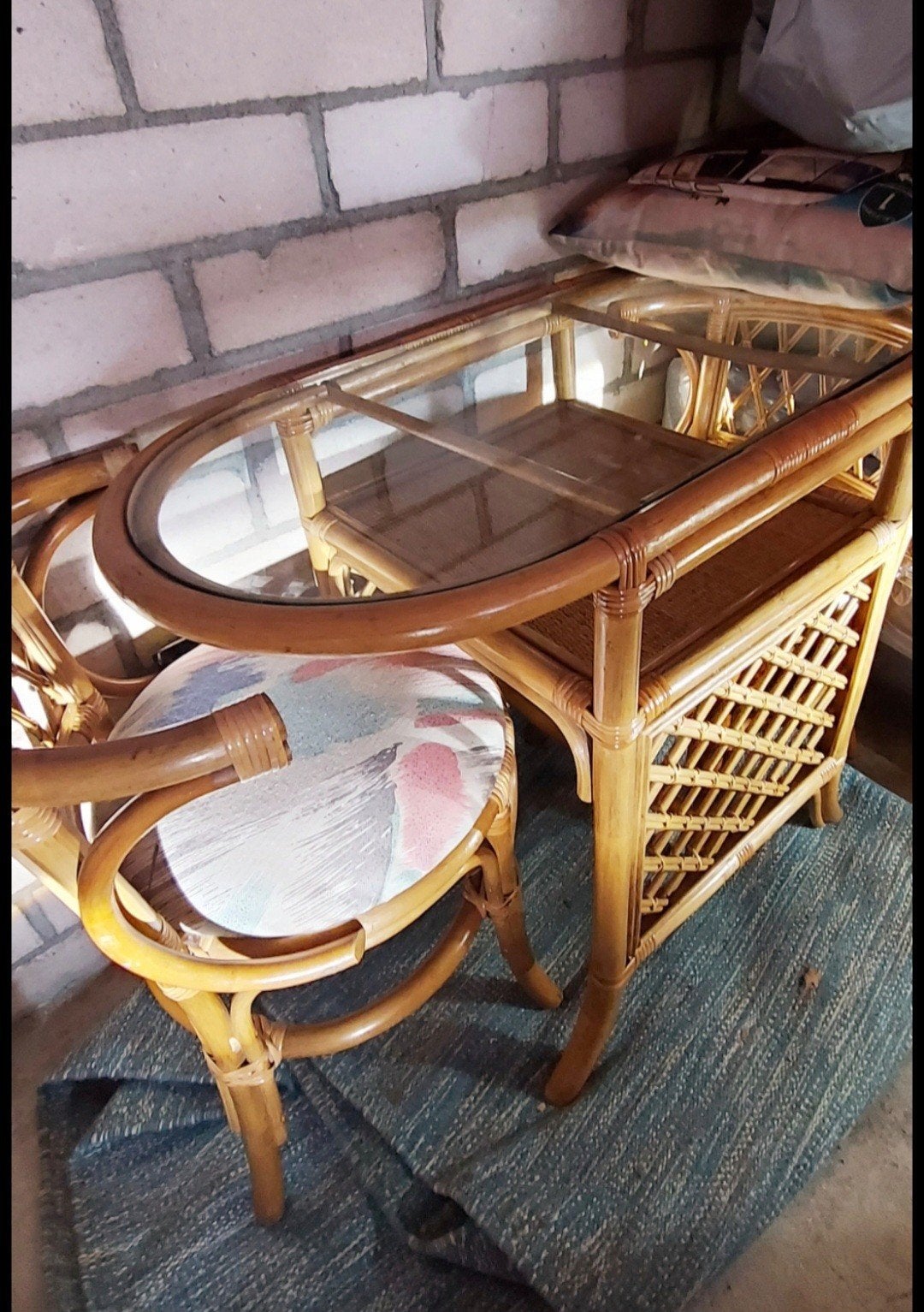 honeymoon bistroset uit de jaren 70, Ophalen of Verzenden, Zo goed als nieuw, 2 zitplaatsen