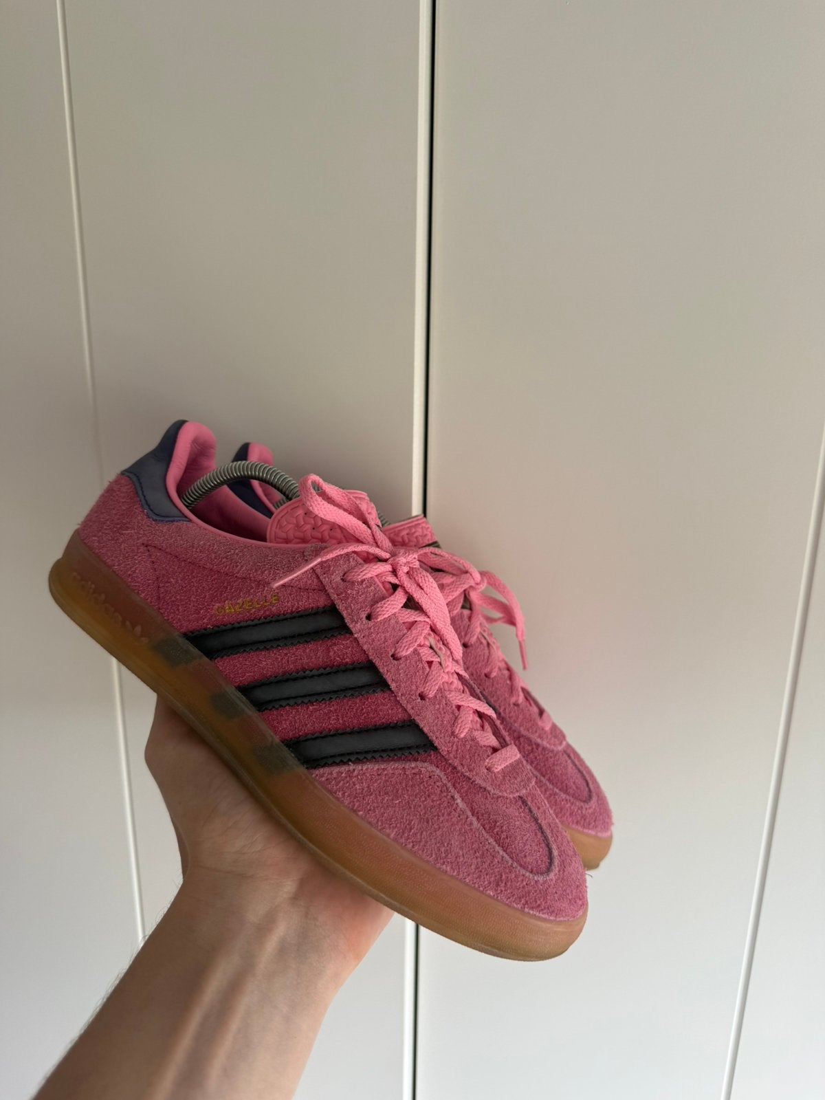 Adidas Gazelle Pink Gum – maat 38 2/3, Ophalen of Verzenden, Roze, Sneakers of Gympen, Zo goed als nieuw