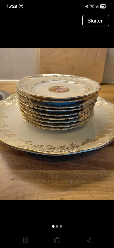 Barok schaal met schotels (winterling bavaria), Ophalen