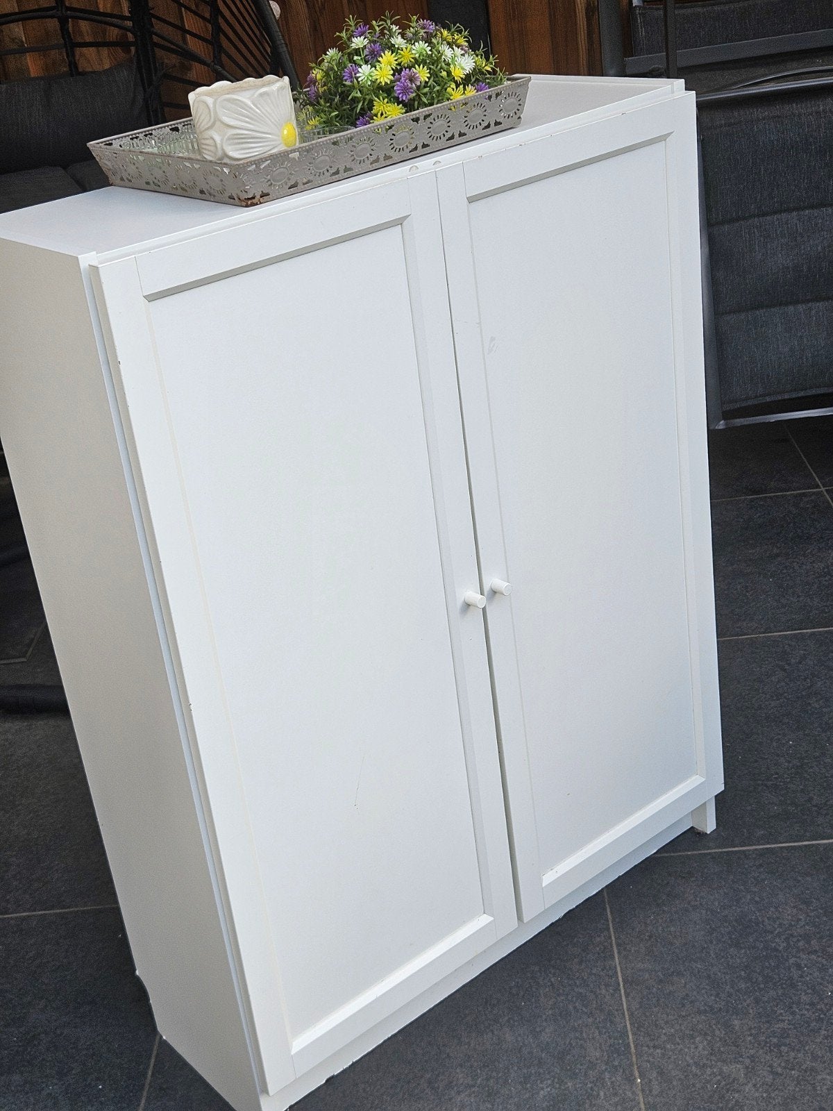 IKEA Oxberg kast / dressoir - wit, Ophalen of Verzenden, Gebruikt