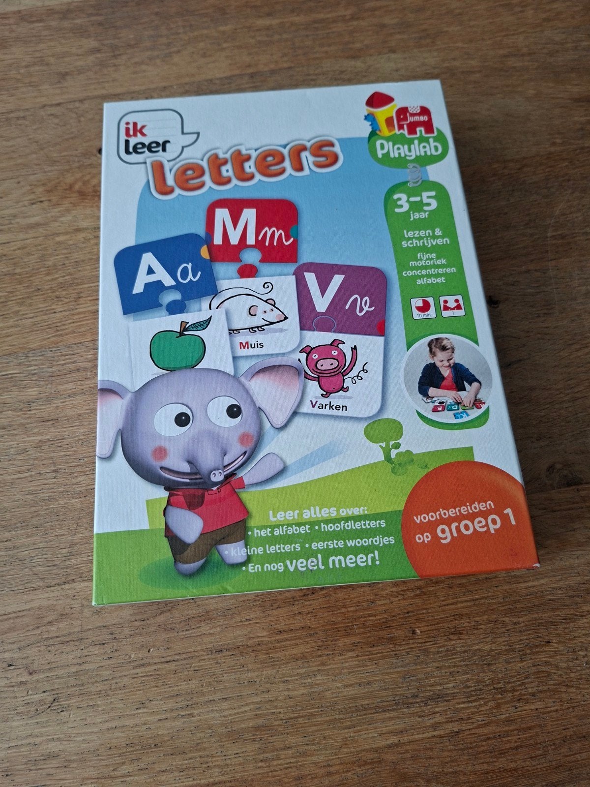 Jumbo Ik Leer Letters Playlab - Voorbereiding Groep 1, Ophalen of Verzenden, Zo goed als nieuw, Taal en Lezen