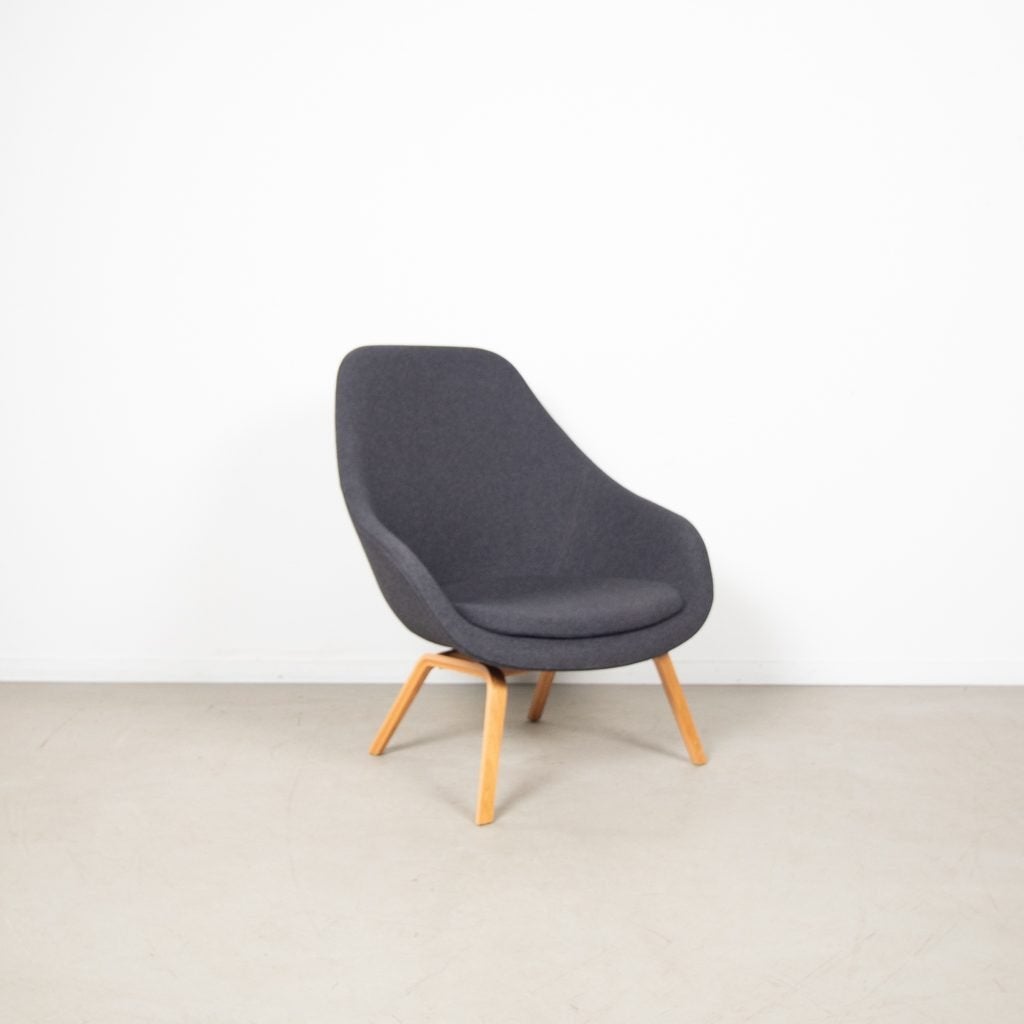 Hay AAL 92 Fauteuil Antraciet Stof