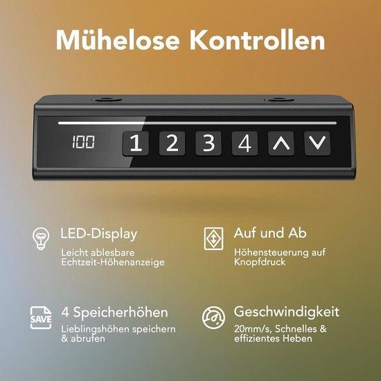 Verstelbaar Elektrisch Bureau – Zit Sta Bureau – Bureautafel, Corvance B.V., Verzenden, Nieuw, Corvancebol@gmail.com