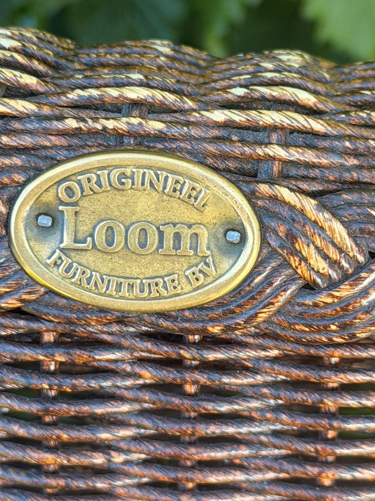 Loyd Loom armstoelen 6 stuks, Ophalen, Zo goed als nieuw, Bruin, Vijf, Zes of meer stoelen