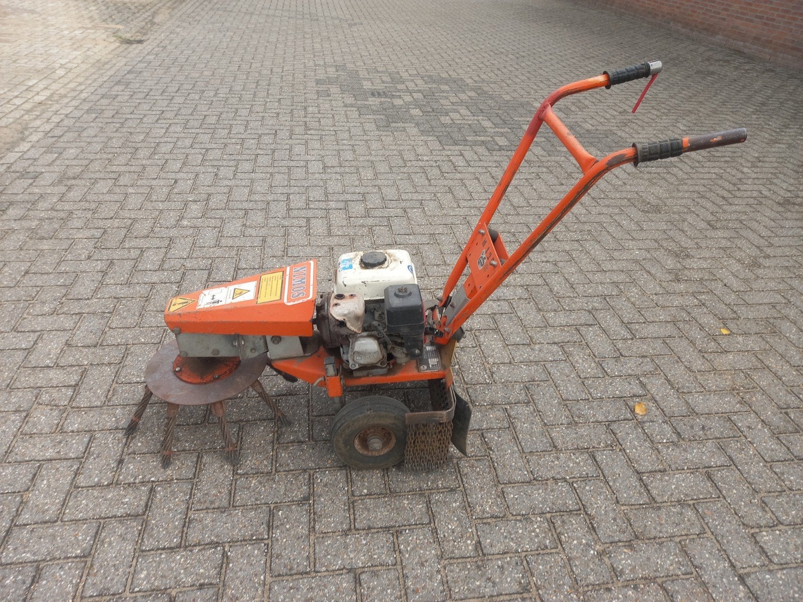 onkruidborstel machine, Ophalen, Gebruikt