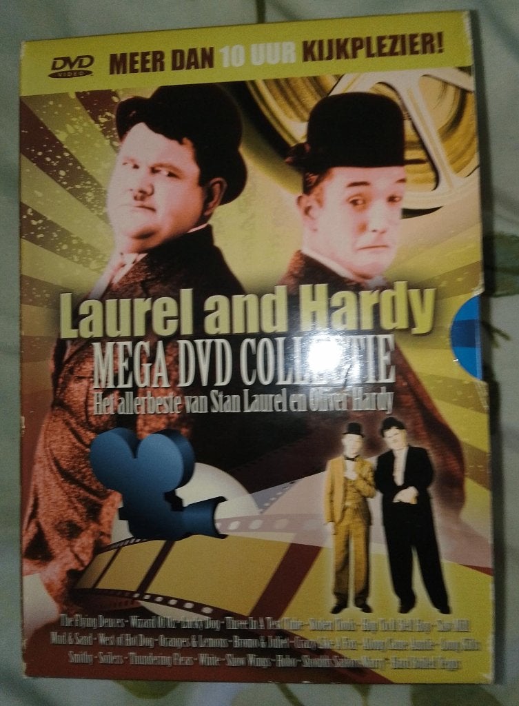 laurel en hardy 6 dvd box nlo krasvrij, Alle leeftijden, Ophalen of Verzenden, Zo goed als nieuw, Komedie