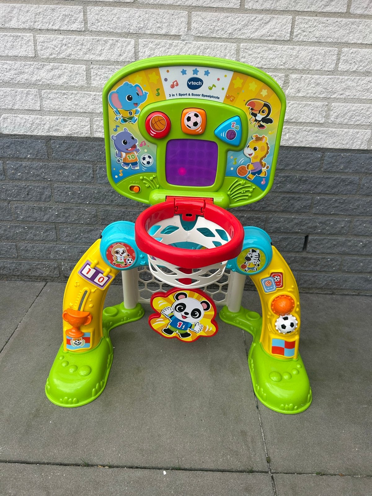 Vtech 3-in-1 Sport & Scoor Speelplaats (excl. ballen), Ophalen, Gebruikt, Overige typen, Met licht