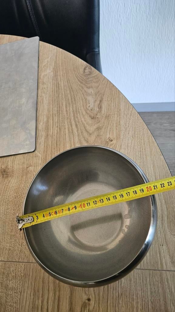 Rvs (18/8) schaal, Ophalen of Verzenden