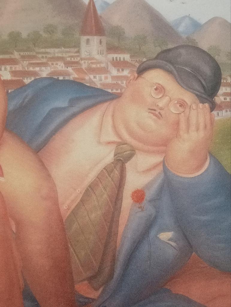 Fernando Botero print Loving Couple, Ophalen of Verzenden
