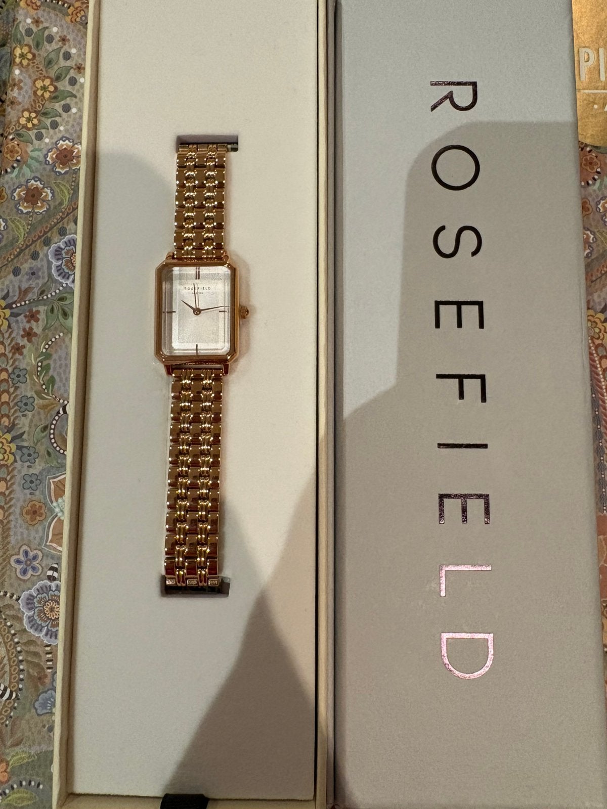 Rosefield horloge gloednieuw!, Staal, Polshorloge, Nieuw, Ophalen