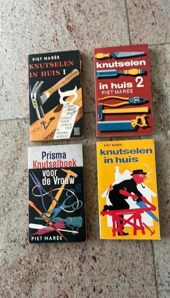 Knutselen in huis. 4 boeken van Piet Marée, Boeken, Ophalen, Zo goed als nieuw