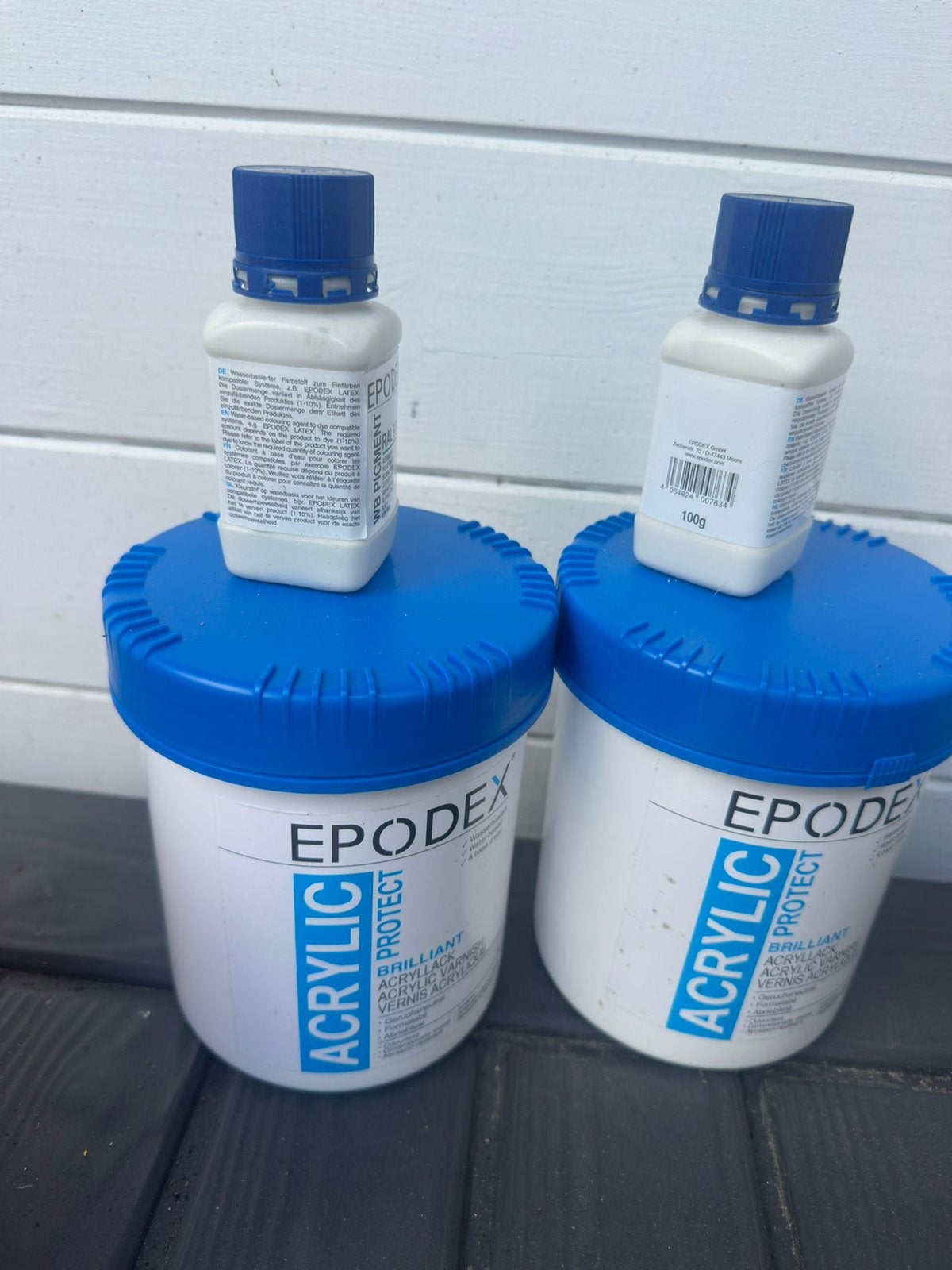 Epodex Verf Nieuw wit, Doe-het-zelf en Verbouw, Verf, Beits en Lak, Ophalen of Verzenden, Zo goed als nieuw, Wit