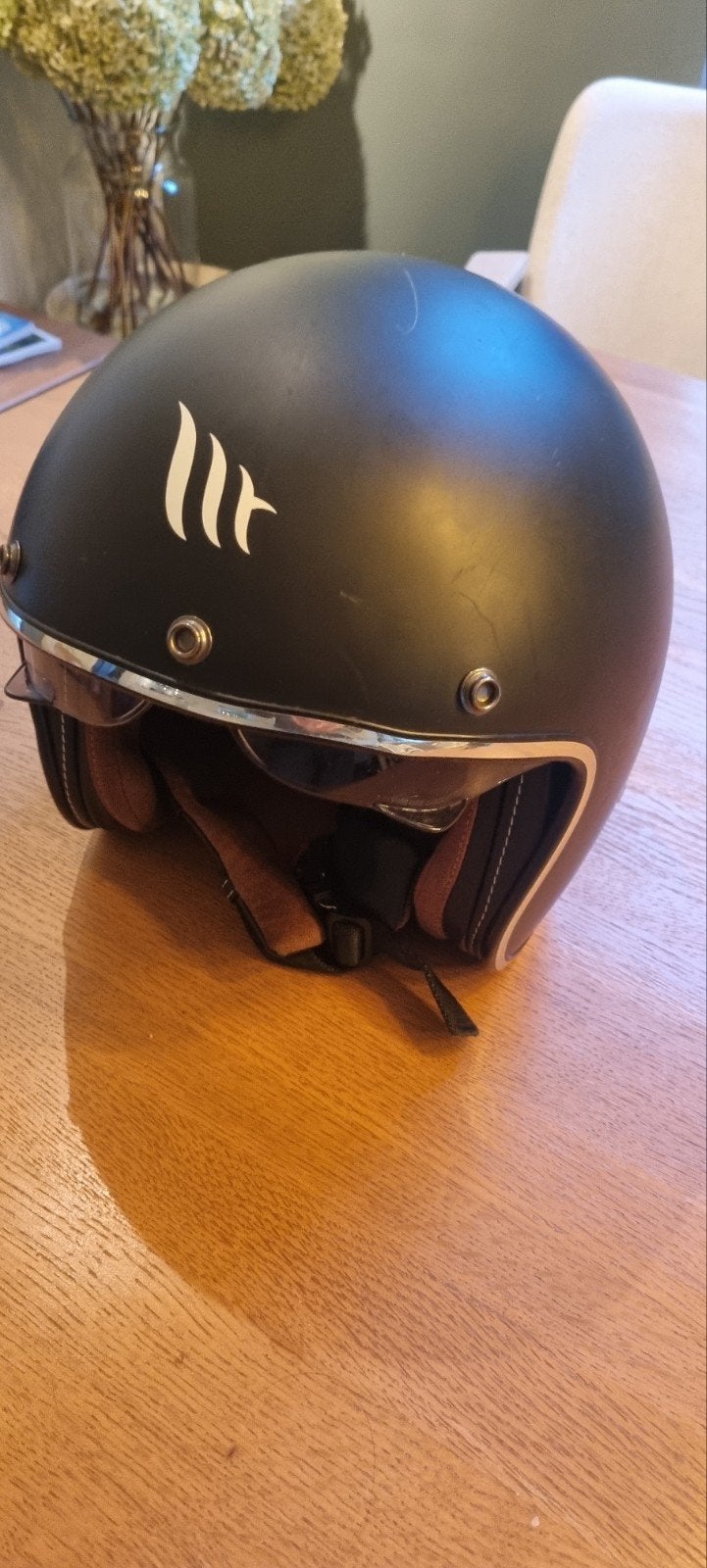 MT Helmets Jethelm - Maat M (57-58), Motoren, Overige merken, M, Heren, Jethelm