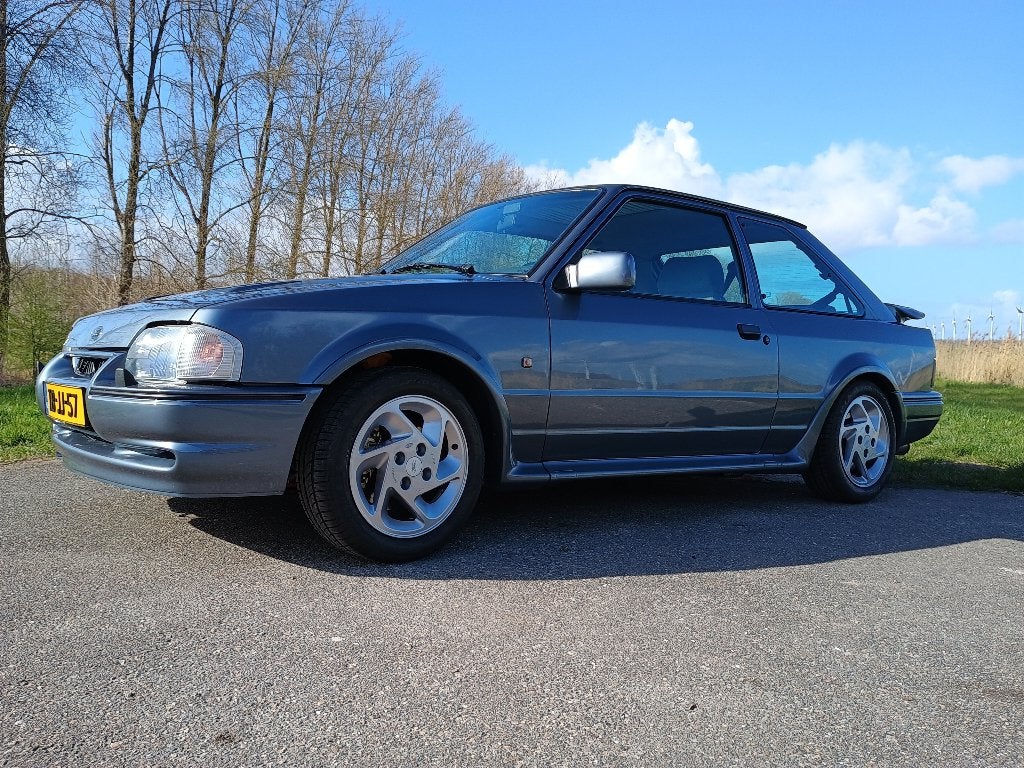 Ford Escort 1.6 RS Turbo 1989 Mercury grey, Voorwielaandrijving, Escort, Stof, 4 cilinders