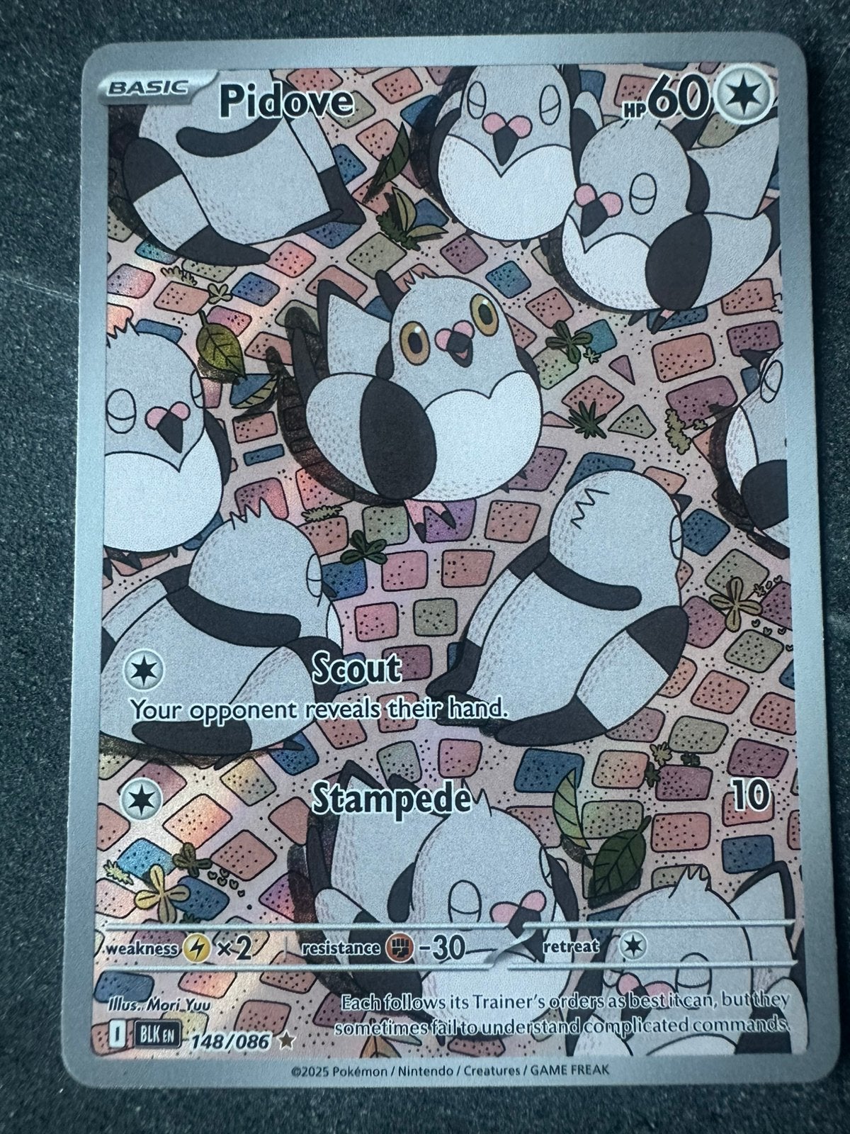 Pidove, Ophalen of Verzenden, Zo goed als nieuw, Losse kaart, Foil