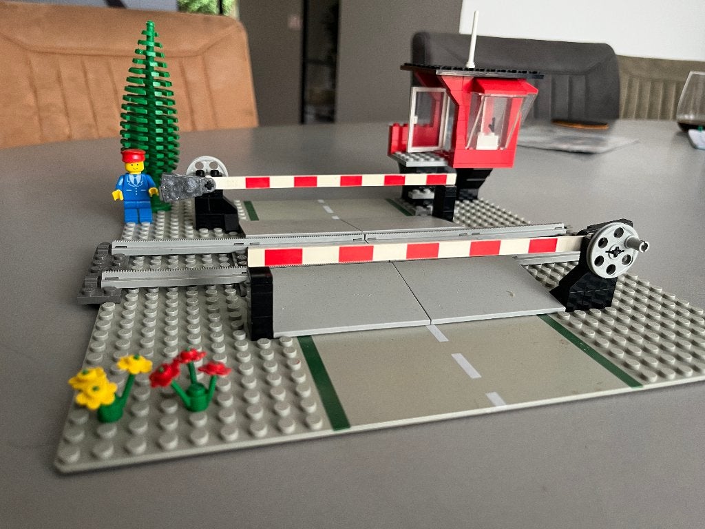 Lego spoorwegovergang 7835 treinserie 12V, Ophalen, Gebruikt, Overige thema's, Lego