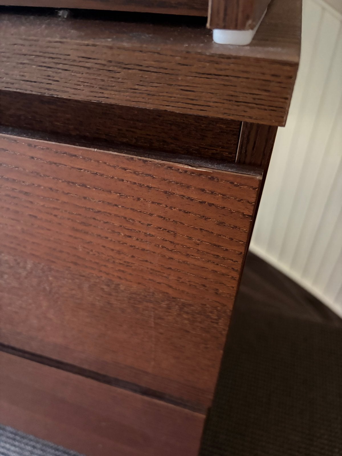 Malm nachtkastjes (2 stuks), Huis en Inrichting, Slaapkamer | Nachtkastjes, Ophalen, Gebruikt, Minder dan 45 cm