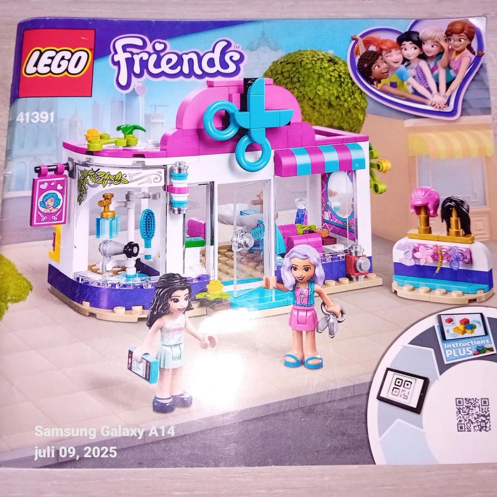 Lego Friends Kapperssetje 41391, Gebruikt, Lego, Friends, Ophalen of Verzenden