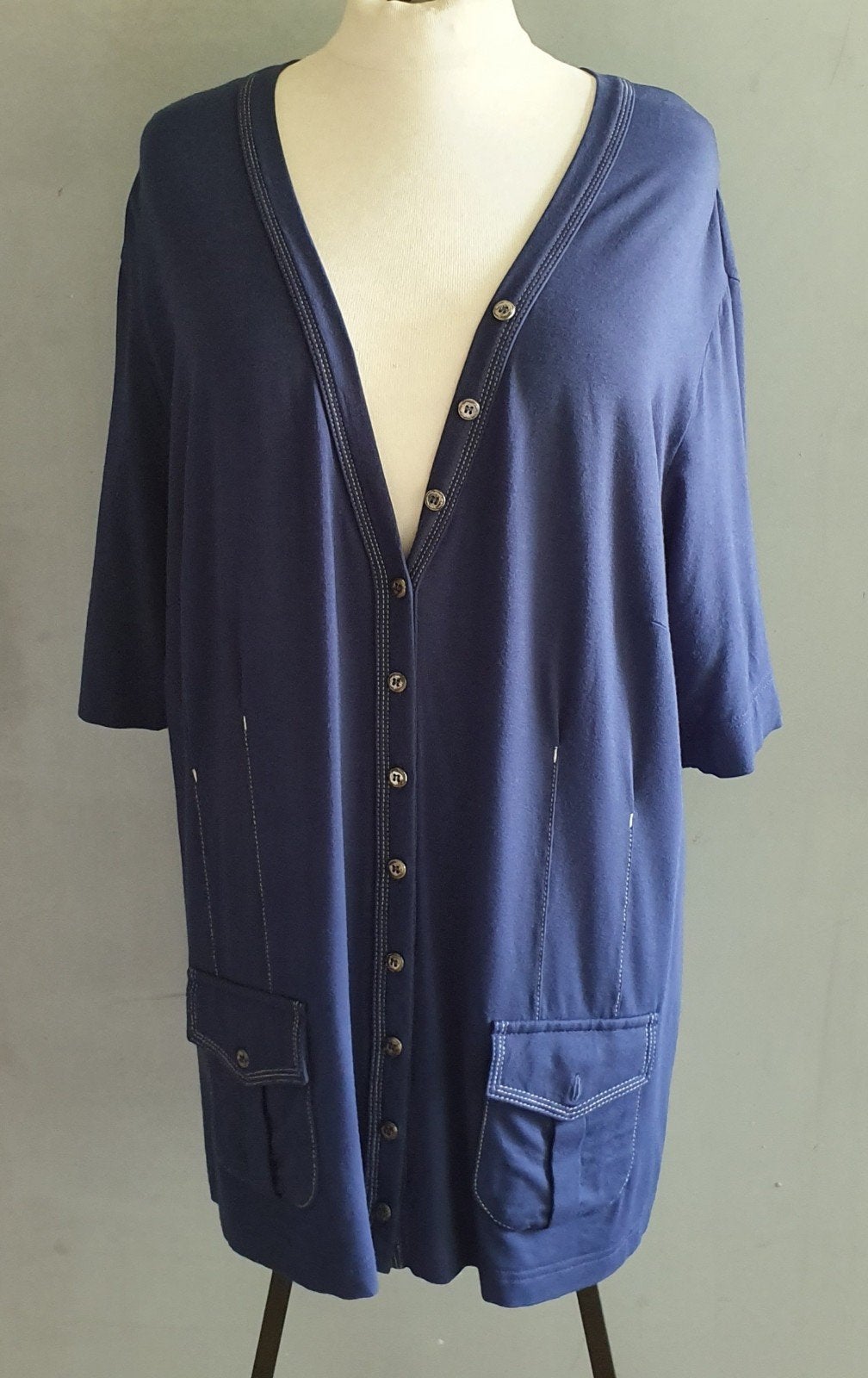 RABE vest, Ophalen of Verzenden, Zo goed als nieuw, Blauw, Trui of Vest