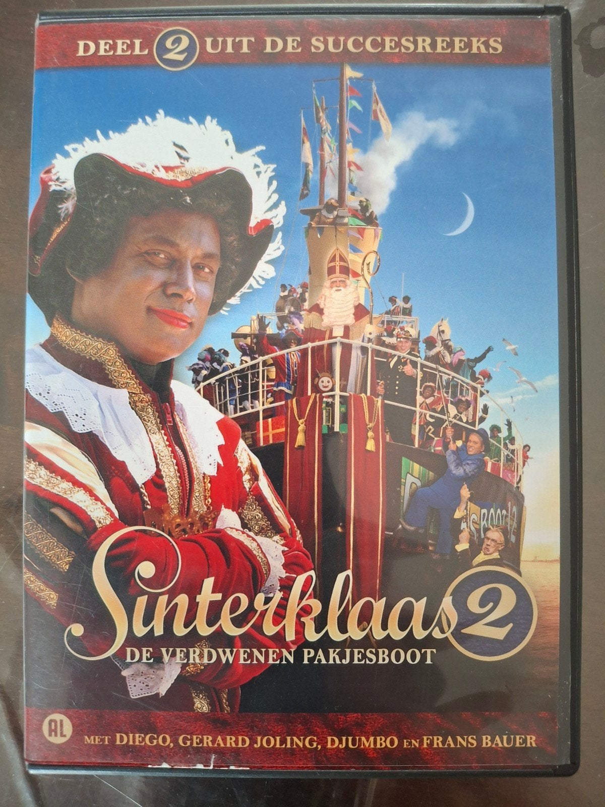Dvd Sinterklaas en de verdwenen pakjesboot, Alle leeftijden, Ophalen of Verzenden, Gebruikt