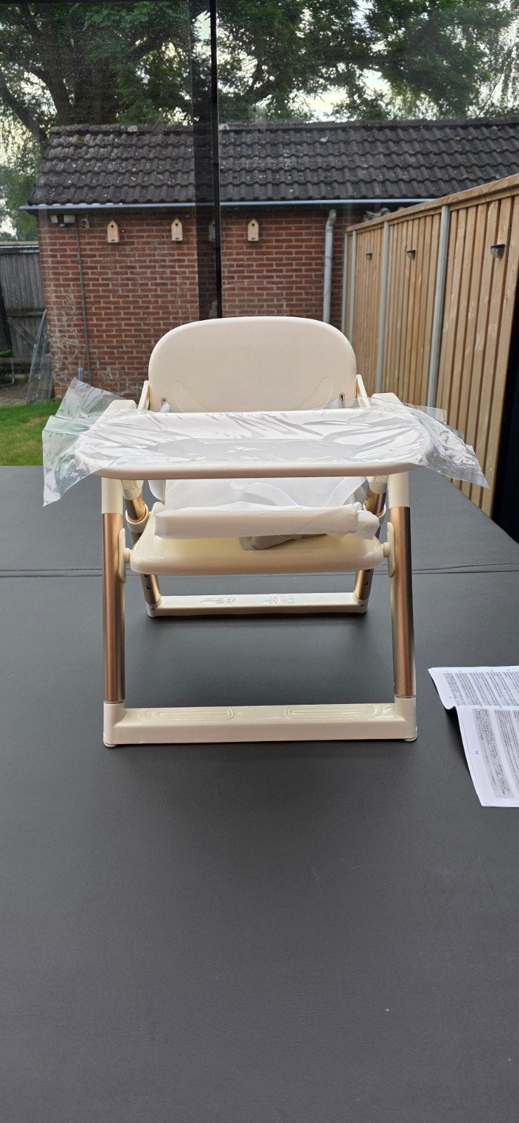 Nieuwe opvouwbare kinderstoel met afneembaar eetblad, Kinderen en Baby's, Kinderstoelen, Ophalen of Verzenden, Nieuw, Overige typen