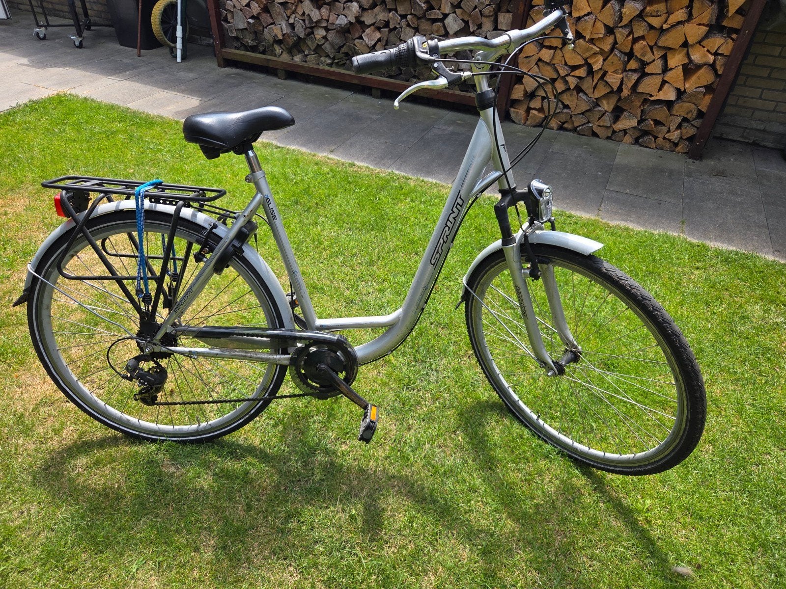damesfiets met 7 versnellingen, Fietsen en Brommers, Fietsen | Dames | Damesfietsen, Gebruikt, Overige merken, (Extra) lage instap