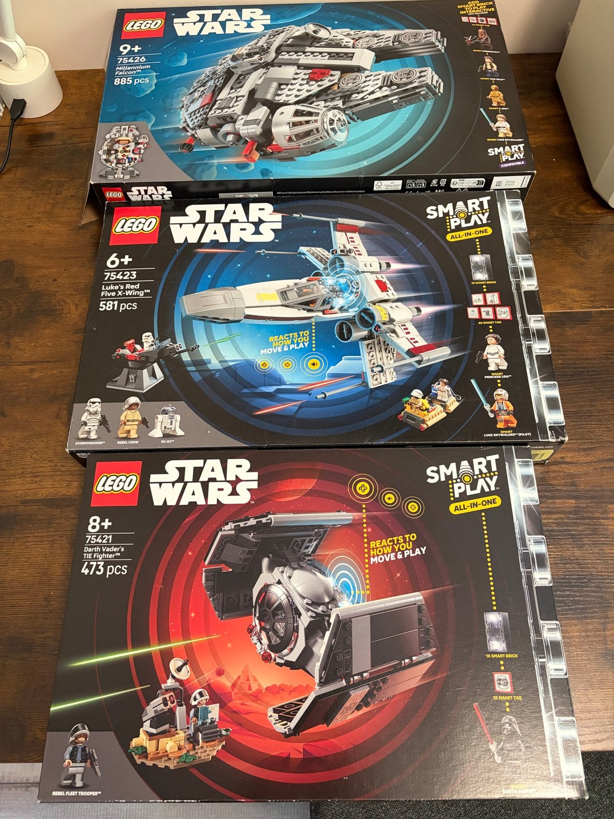 Lego Smart Play Star Wars: Darth Vader, X-wing, Millennium F, Kinderen en Baby's, Speelgoed | Duplo en Lego, Star Wars, Lego, Ophalen of Verzenden