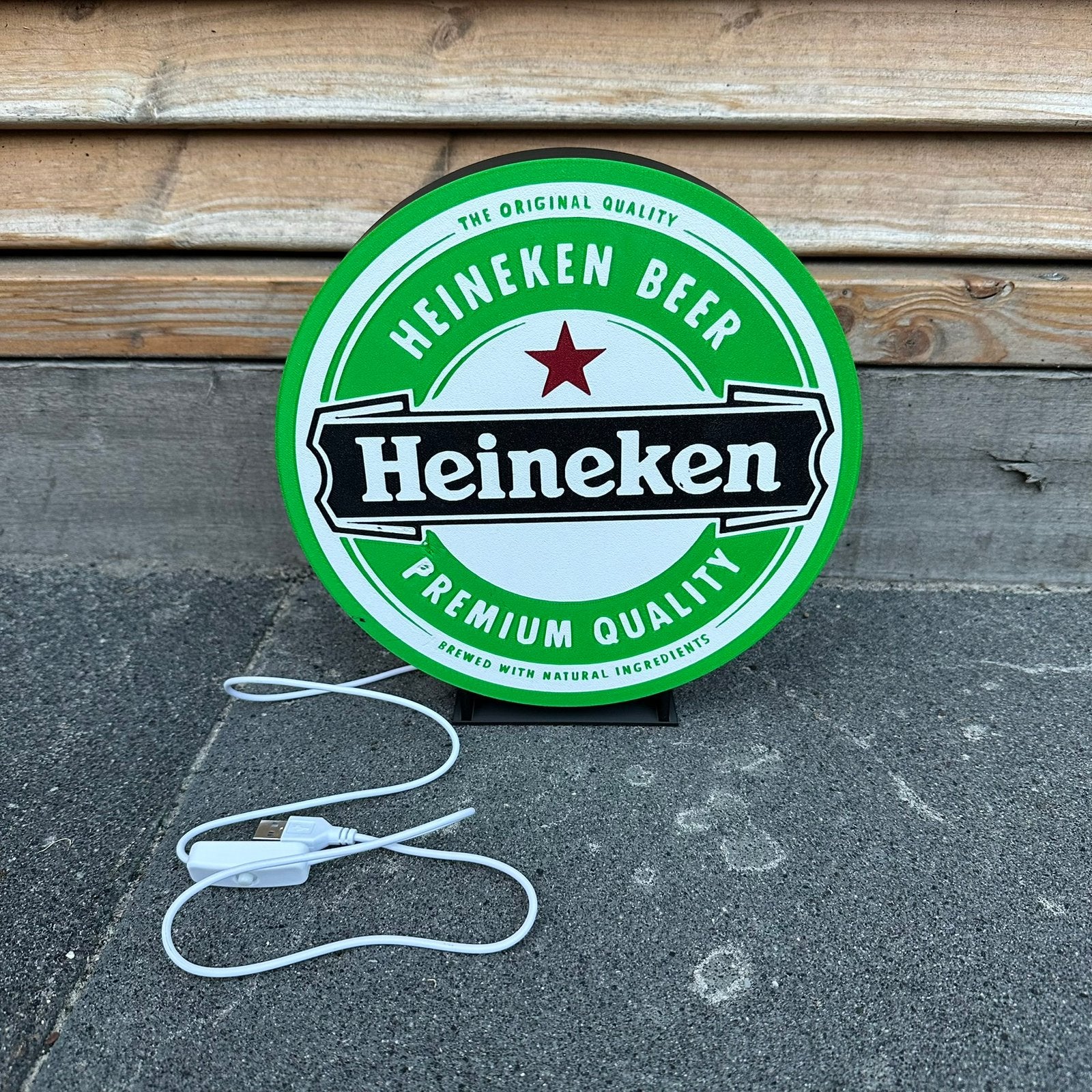 Heineken lichtbox, Verzamelen, Ophalen of Verzenden, Nieuw, Reclamebord, Plaat of Schild, Heineken