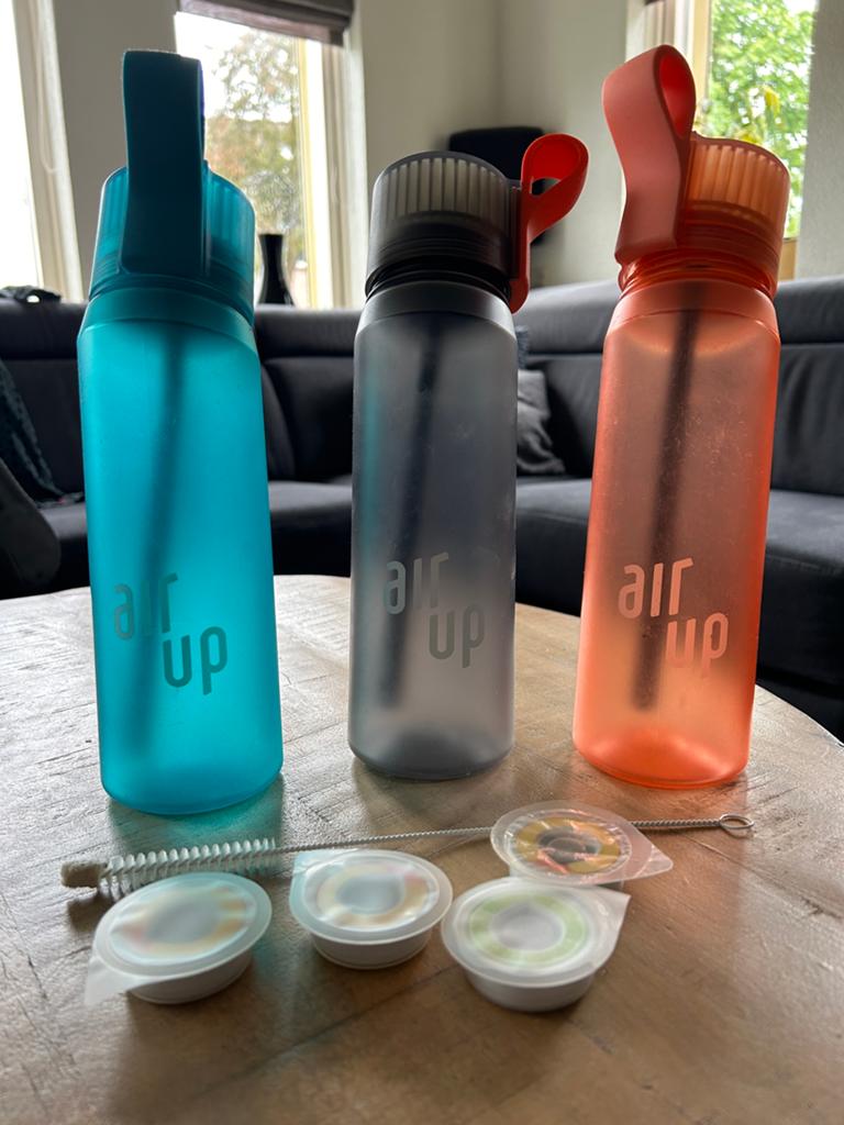 3x airup fles inclusief pods., Ophalen of Verzenden, Zo goed als nieuw, Meerkleurig, Kunststof