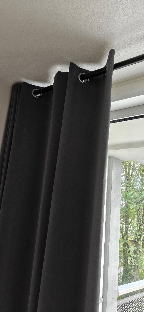 Blackout Curtains, Ophalen, 120 cm, Lamellen, Zo goed als nieuw