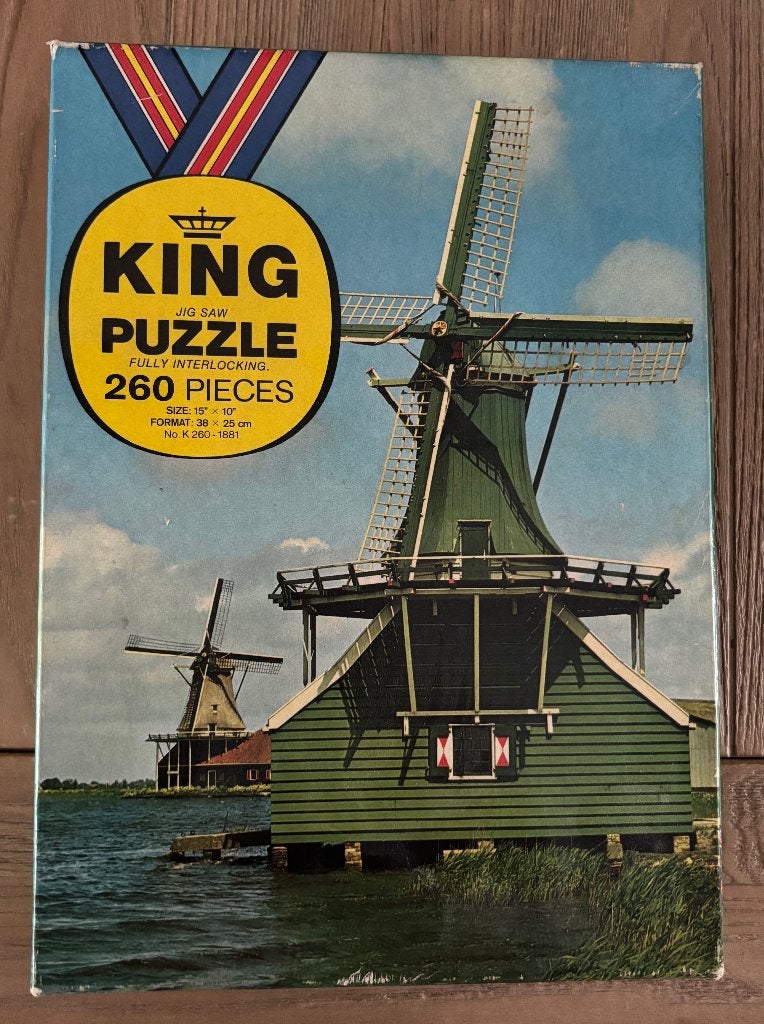 legpuzzel molen Zaanse Schans, Hobby en Vrije tijd, Ophalen, Minder dan 500 stukjes, Gebruikt, Legpuzzel