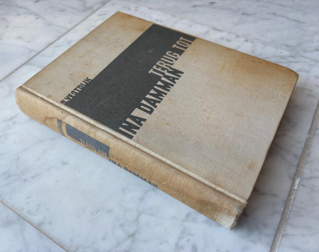 1e DRUK 1934 'Terug tot Ina Damman' S.Vestdijk (goede staat), Boeken, Literatuur, Gelezen, Nederland, Ophalen of Verzenden