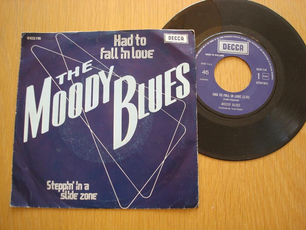 Single The Moody Blues, Cd's en Dvd's, Vinyl | Rock, Ophalen of Verzenden, Zo goed als nieuw, 7 inch, Poprock