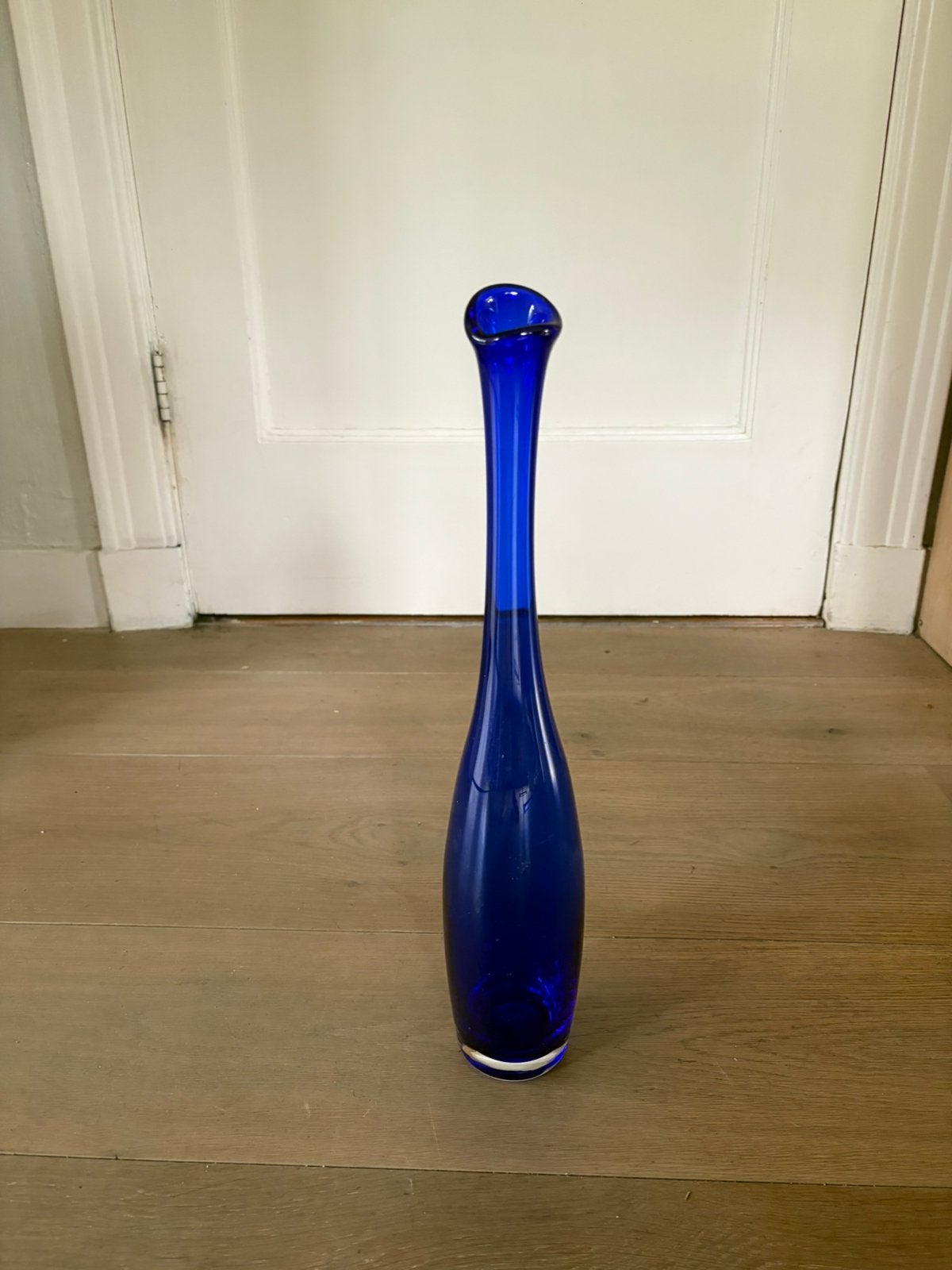 Kobalt blauwe vaas. Ontwerp Siem van de Marel Etsmerk, Ophalen of Verzenden