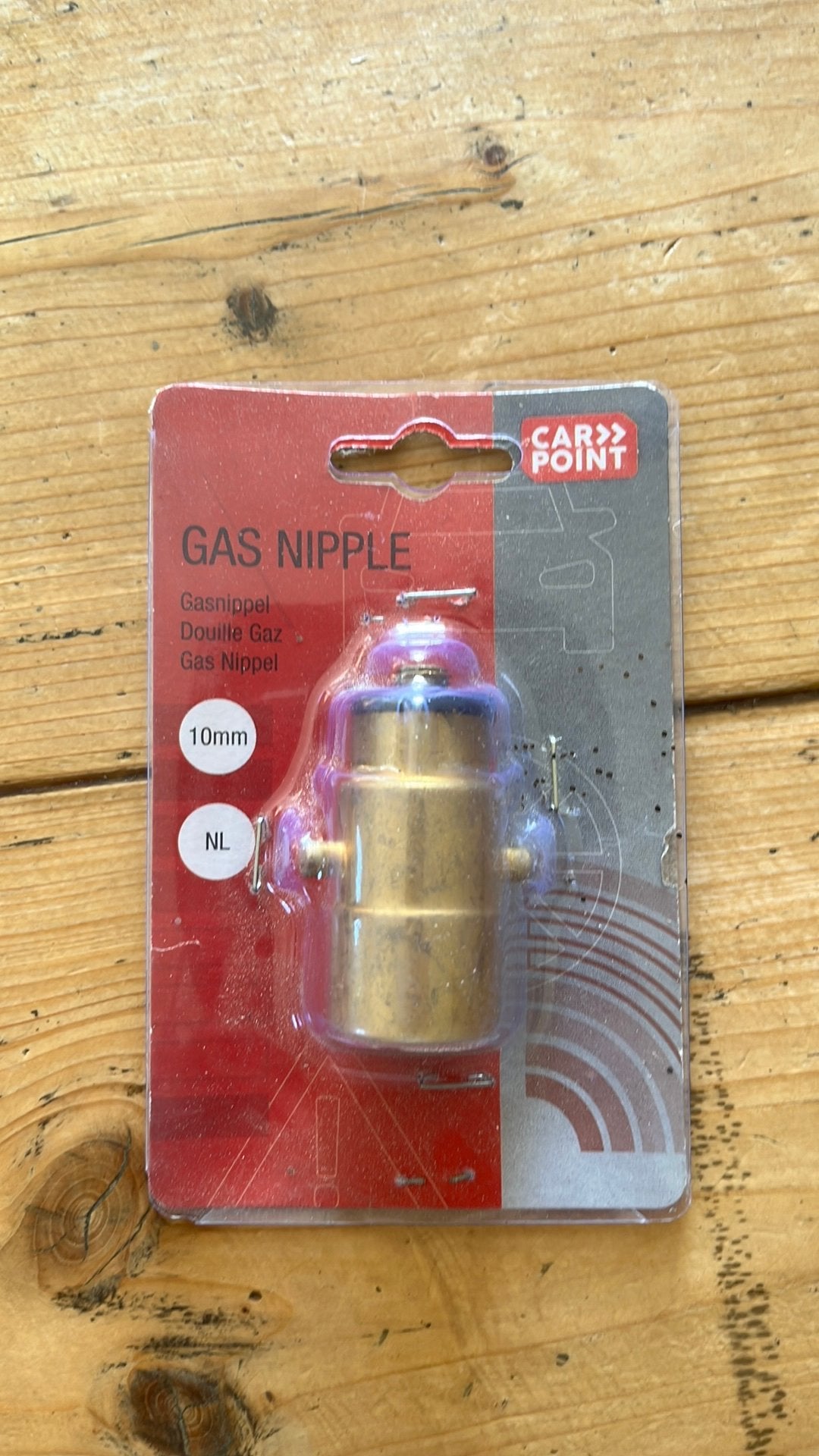 LPG gasnippel 10mm, Ophalen of Verzenden, Nieuw