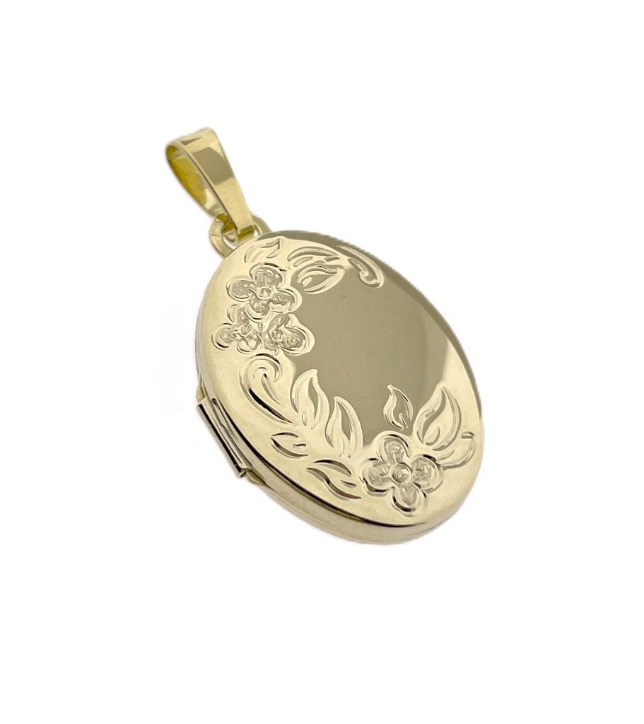 Gouden Anker Collier Gravure Medaillon - Verstelbaar, TIEMAN JUWELIERS, -, Nieuw, Info@tiemanjuweliers.nl