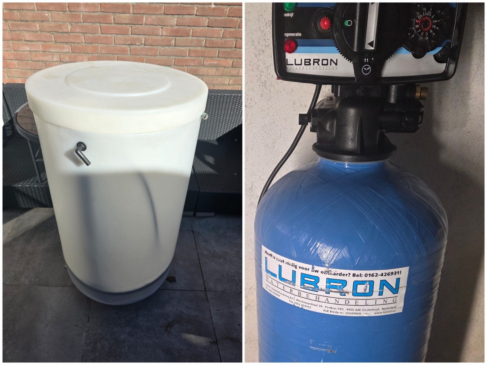 Lubron DuoMatic T-200 Duplex Waterontharder, Witgoed en Apparatuur, Ophalen, Gebruikt