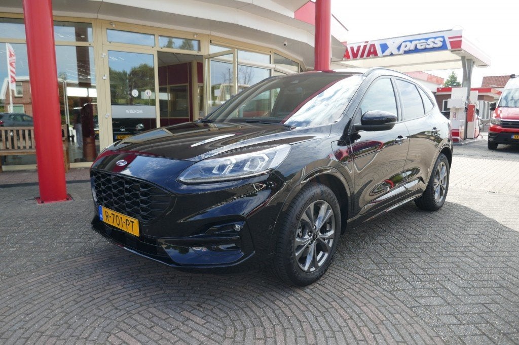 Ford KUGA 2.5 PHEV ST-LINE X  HUD/CAMERA.ECC/LED/B&O/ELEKTR., Auto's, 14 kWh, Gebruikt, 4 cilinders, Met garantie (alle)