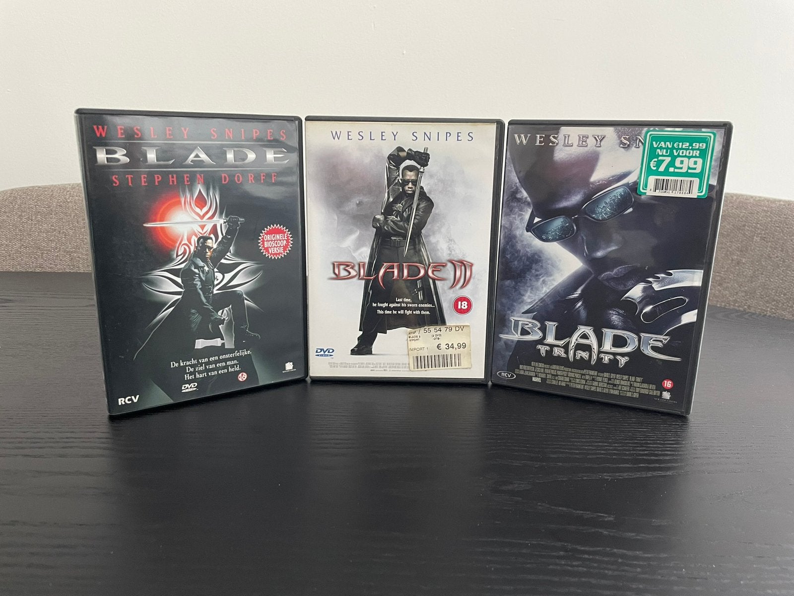 Blade trilogie [DVD], Cd's en Dvd's, Vanaf 16 jaar, Verzenden, Gebruikt, Actiethriller