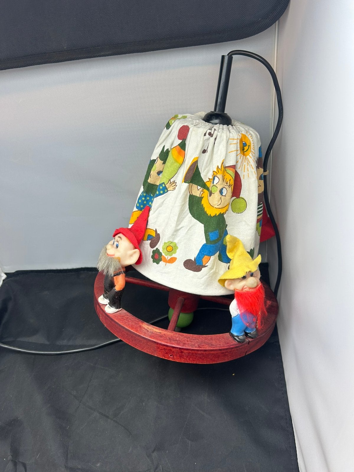 Unieke Vintage Kabouter Hanglamp Jaren 70 Retro Kinderlamp, Ophalen, Zo goed als nieuw, Vintage
