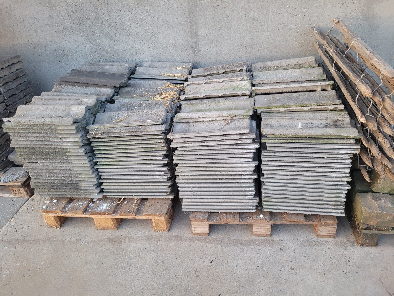 Gebruikte dakpannen - 2 pallets, Ophalen