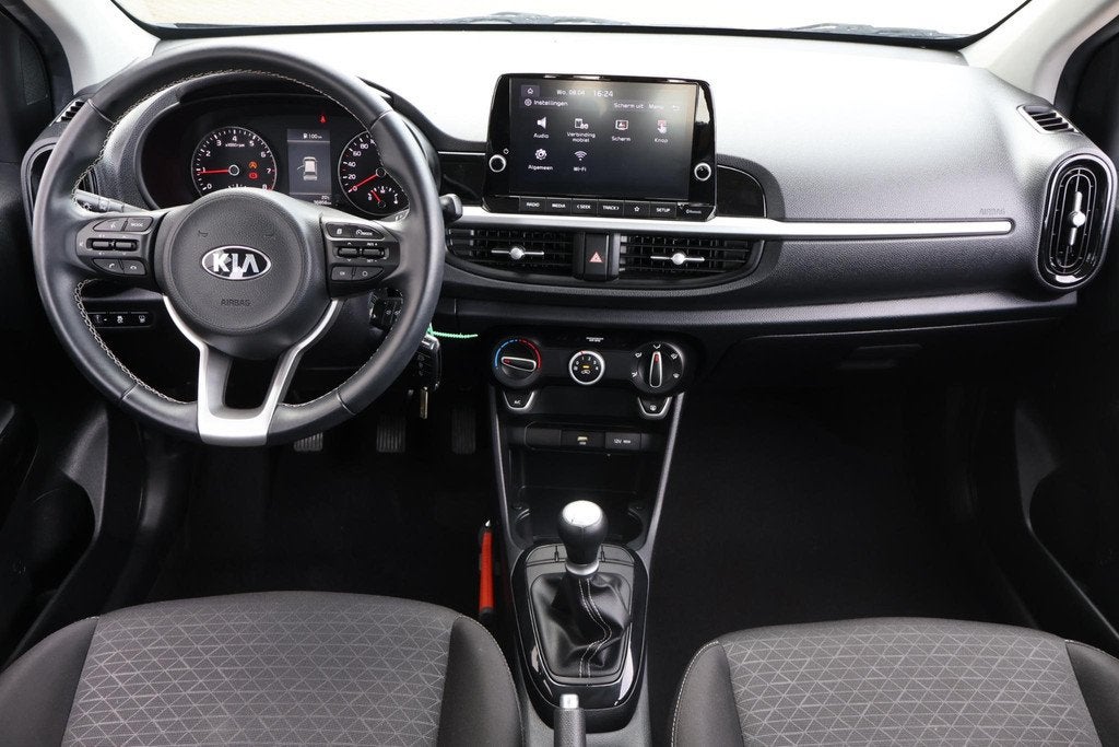 Kia Picanto 1.0 DPi DynamicLine 1e Eigenaar | Dealer Onderh, Auto's, Kia, Voorwielaandrijving, Stof, Gebruikt, Euro 6