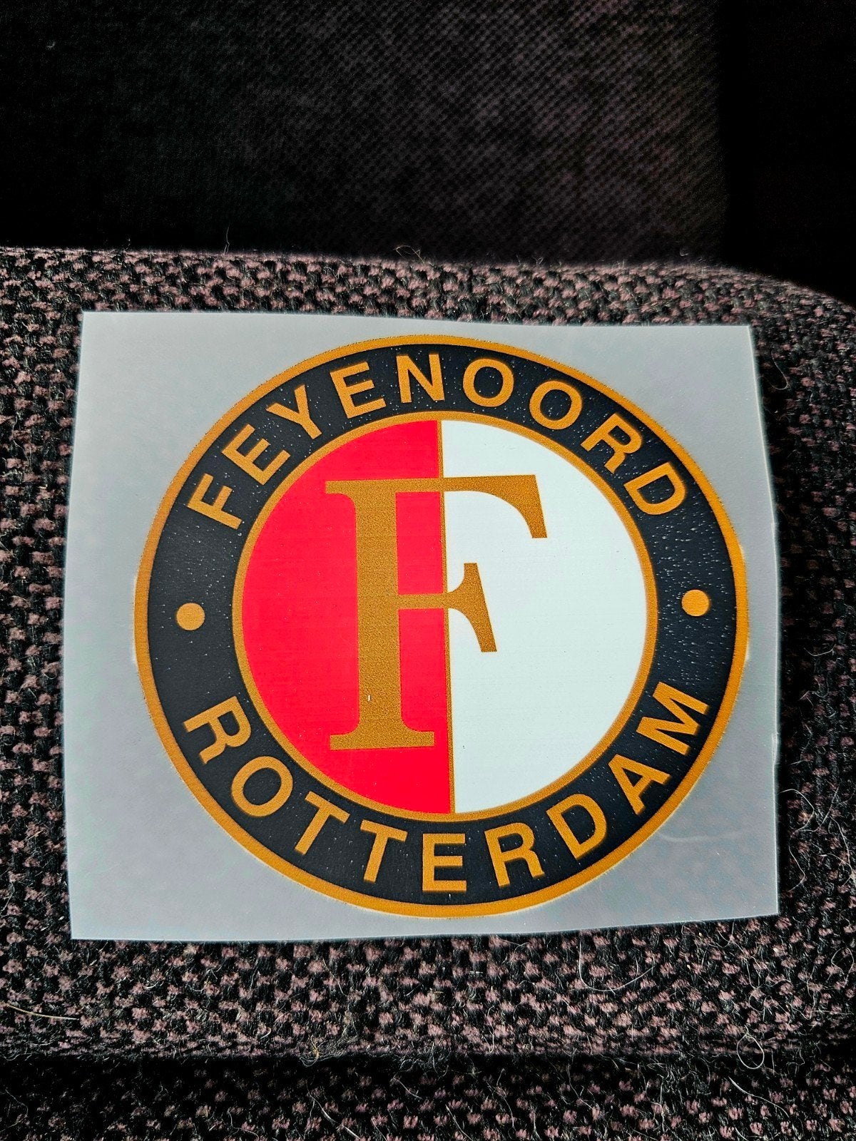 Feyenoord Strijklogo 10x10 cm, Ophalen of Verzenden, Nieuw, Feyenoord, Poster, Plaatje of Sticker