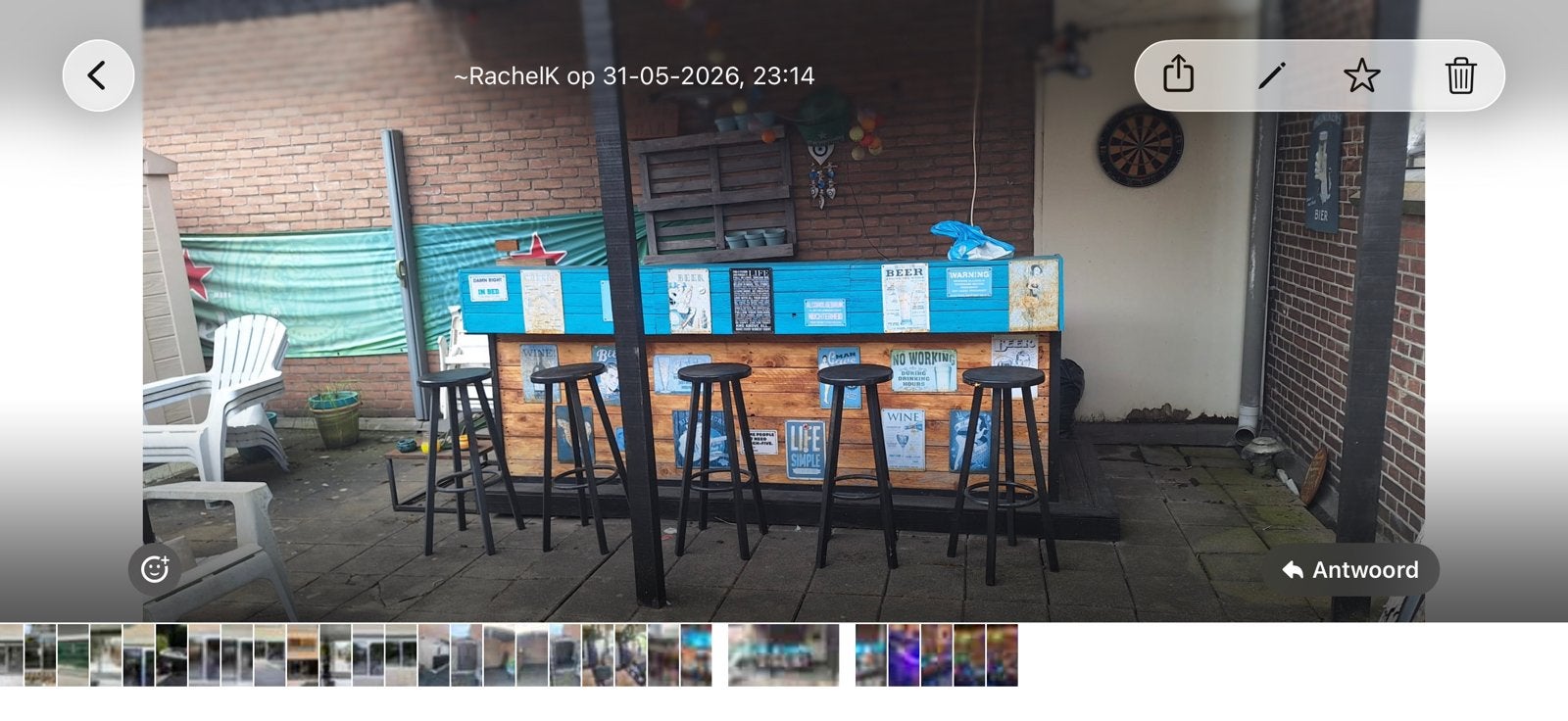BAR WK, Ophalen, Gebruikt