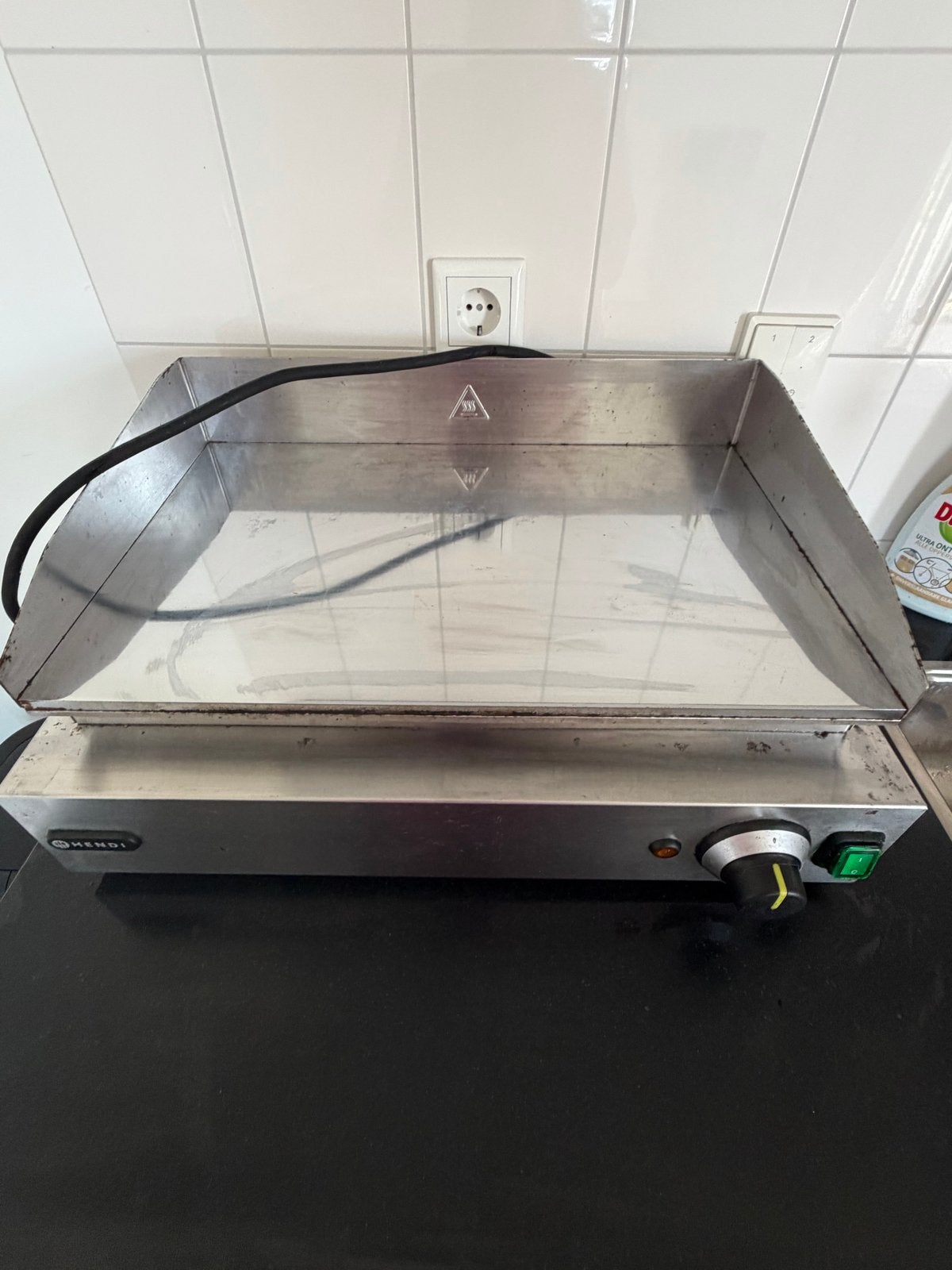 Hendi Griddle Blue Line - Professionele Bakplaat, Ophalen, Gebruikt
