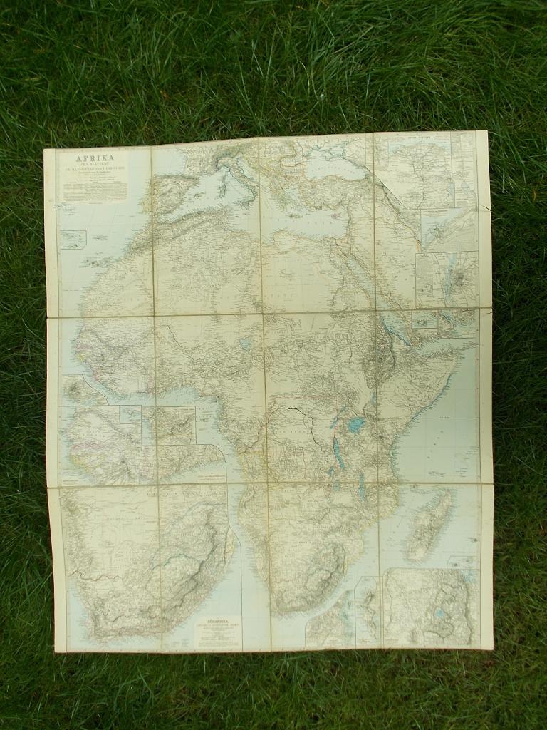 Duitse kaart van Afrika uit 1890, Ophalen