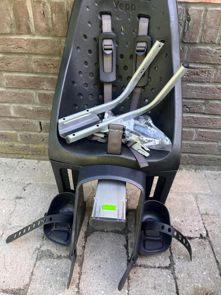 Yepp achterzitje met zadelbuisbevestiging, Fietsen en Brommers, Fietsaccessoires | Fietsstoeltjes, Ophalen, Zo goed als nieuw